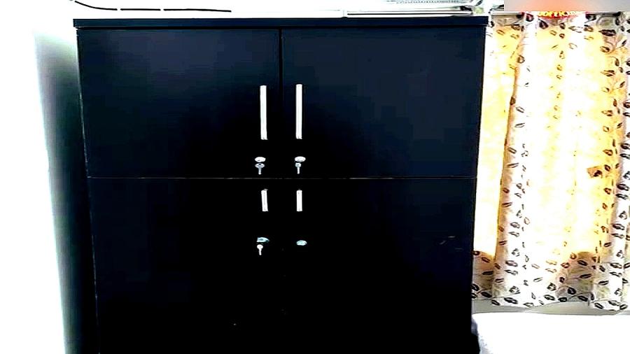 Individual wardrobe with personal lock in each room